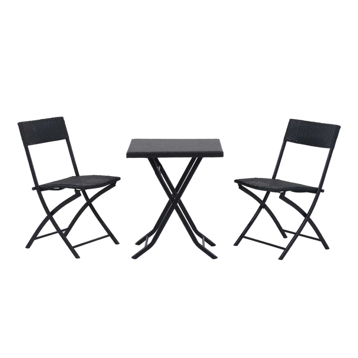 Outsunny Set Mobilier de Grădină din Poly Ratan