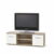 COMODA TV RTV 6, DESIGN MODERN MINIMALIST, CULOARE ALB STEJAR