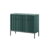 Comodă verde Aura AU03, cadru negru – mânere negre, 104 cm, 2D2S