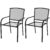 Set de 2 scaune de grădină Outsunny, scaune de exterior stivuibil